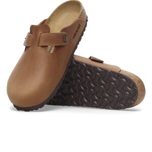 Birkenstock Boston Oiled Leather Cognac